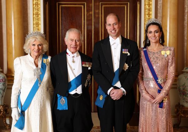 Queen Camilla, King Charles, Prince William and Kate Middleton in 2023