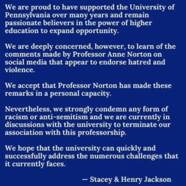 a statement 