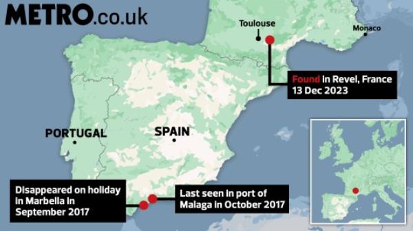 NEWS: Map shows wher<em></em>e Alex Batty went missing and was found six years later