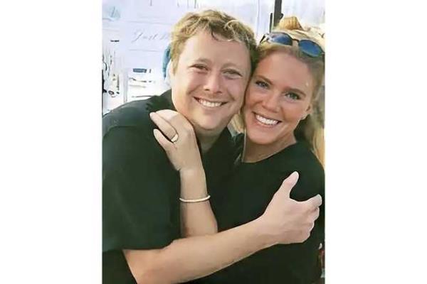 This photo provided by the U.S Coast Guard on April 14, 2023, shows missing Americans Frank O’Brien, left, and Kerry O’Brien. The two Americans, joined by William Gross, were aboard the 44-foot (13.5 meter) sailing vessel “Ocean Bound,” and have not been heard from since April 4, when they were near the Pacific coast port of Mazatlan, Mexico, according to the Coast Guard. The Mexican Navy says it is using ships and a plane to search for the three Americans who went missing along with their sailboat off Mexico's northern Pacific coast. (Courtesy of U.S. Coast Guard via AP)