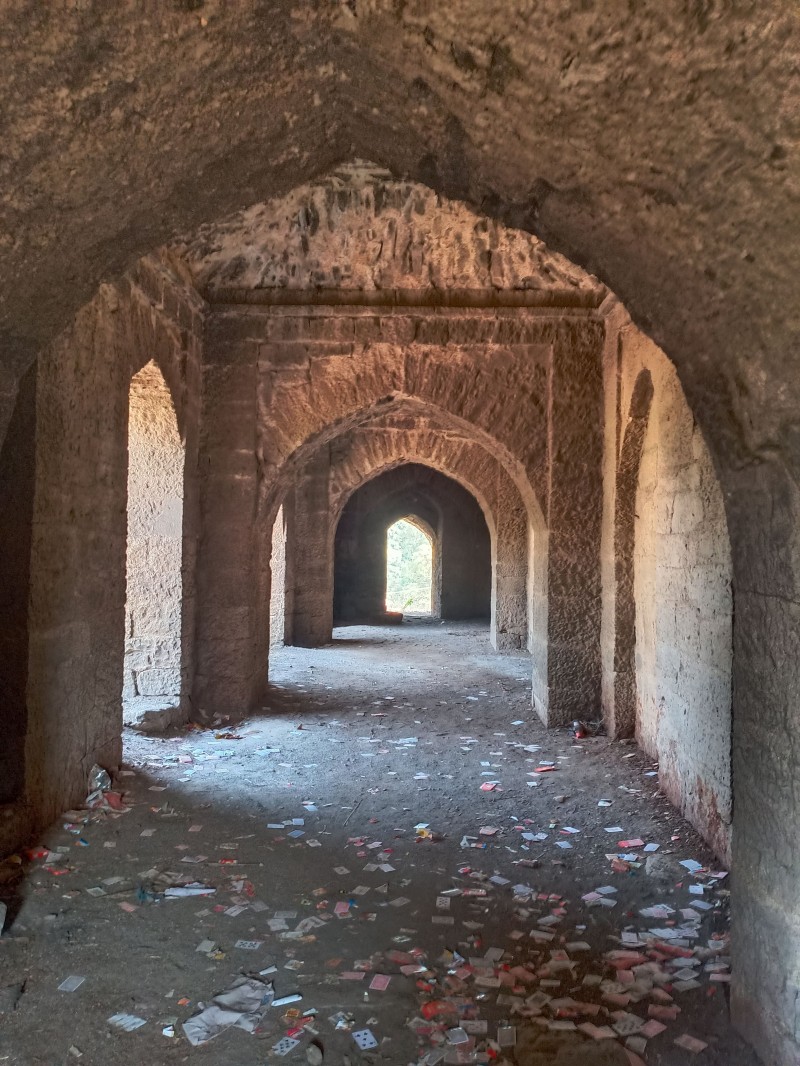 A walkway inside Shah burj.