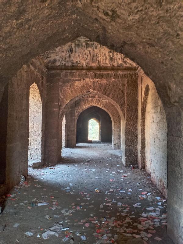 A walkway inside Shah burj. 