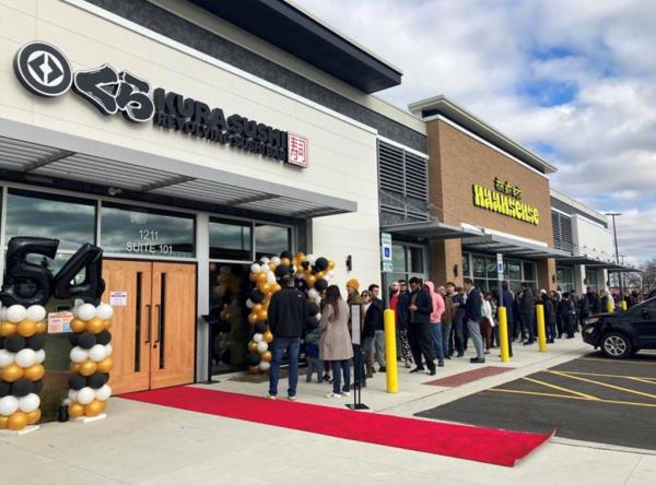 Kura Sushi, an internatio<em></em>nal restaurant chain known for its rotating sushi bar, has a new location in Naperville at 1211 E. Ogden Ave. Suite 101.