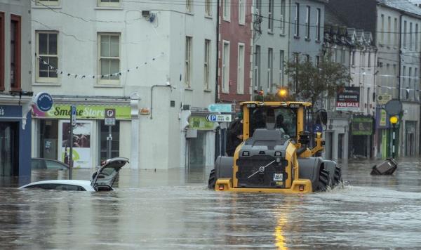 Flooding in Midleton, Co Cork, last week. Photo: Provision