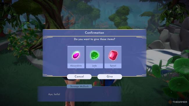 Gems for Scrooge Disney Dreamlight Valley