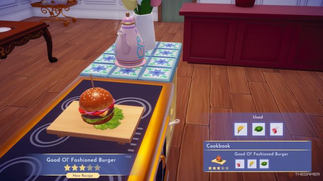 Good Ol' Fashio<em></em>ned Burger Disney Dreamlight Valley