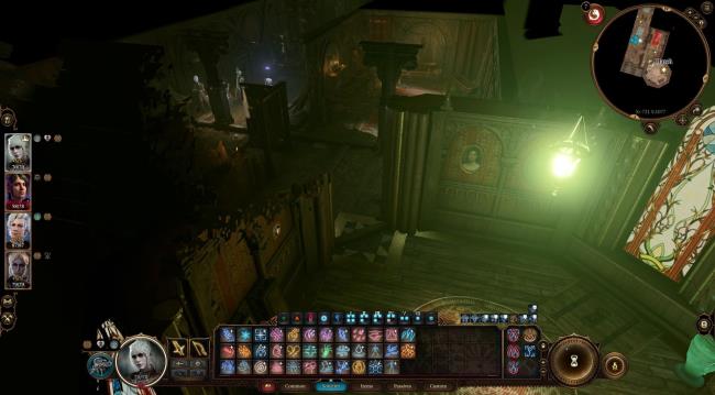 Player finds secret door to Szarr Palace Attic by pressing button in Baldur's Gate 3
